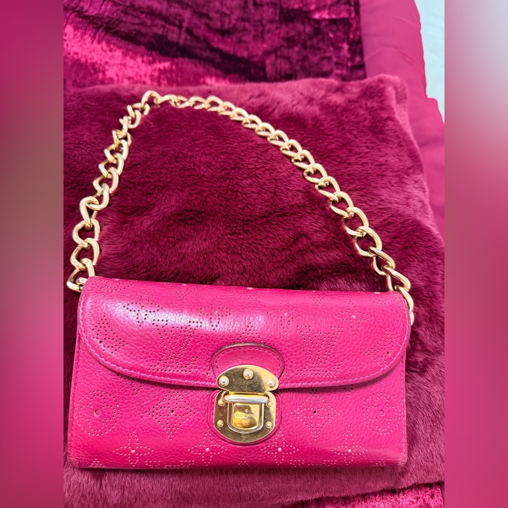 Louis Vuitton Red Leather Wallet